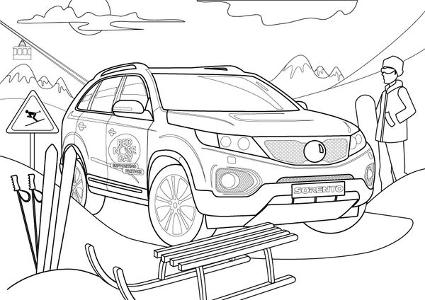 New work for KIA Motors & Comic Relief… - The Hand Drawn Creative Blog